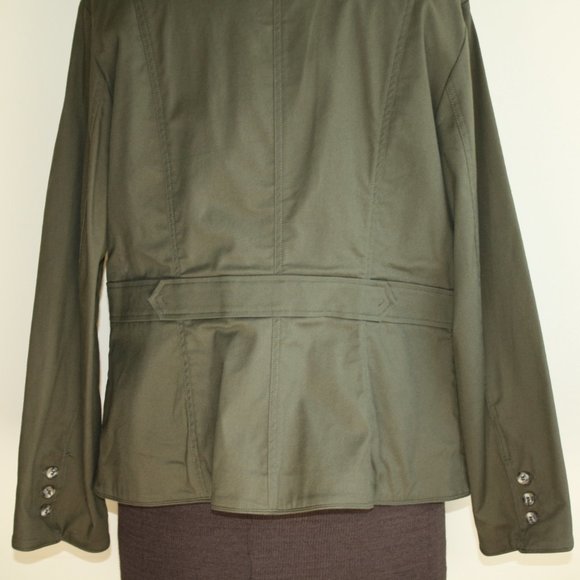 Size 18 Khaki utility Jacket Ricki's NBW Casual Military SPRING jacket - Picture 4 of 7